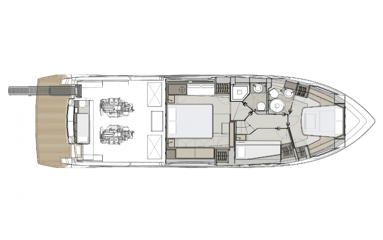 Яхта Ferretti Yachts 500 фото 3.1